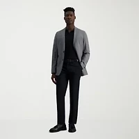 Haggar Iron Free Premium Khaki Mens Comfort Waistband Slim Fit Flat Front Pant