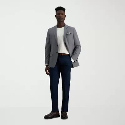 Haggar Iron Free Premium Khaki Mens Comfort Waistband Straight Fit Flat Front Pant