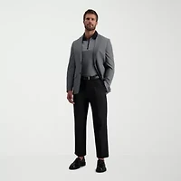 Haggar Cool Right Performance Flex Mens Classic Fit Pleated Pant