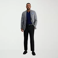 Haggar E-CLO Stria Mens Classic Fit Dress Pleated Pant