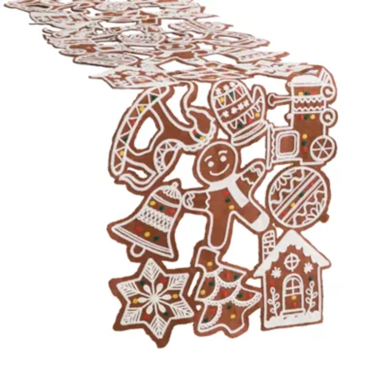 Homewear Gingerbread Table Runner
