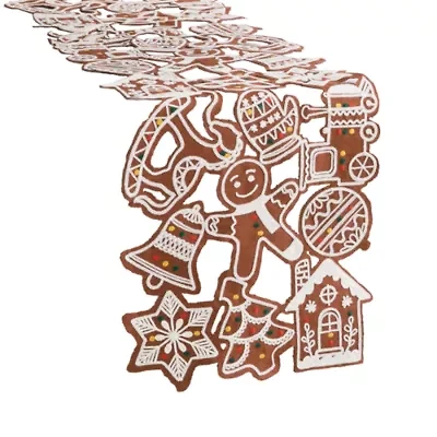 Homewear Gingerbread Table Runner