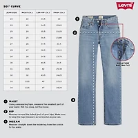 Levi's® Curve Womens High Rise 501™ Straight Leg Jean