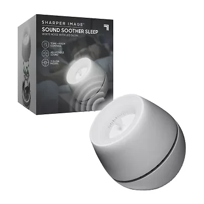 Sharper Image® Sound Soother Wind, White Noise Machine With LED Glow