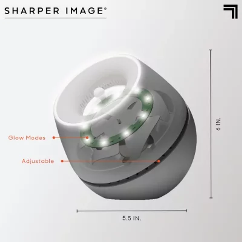 Sharper Image® Sound Soother Wind, White Noise Machine With LED Glow