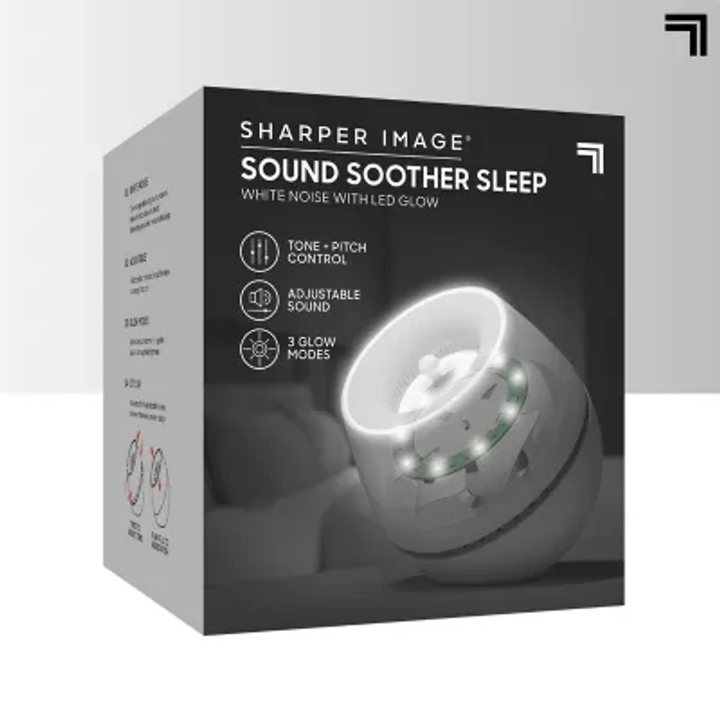 Sharper Image® Sound Soother Wind, White Noise Machine With LED Glow