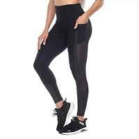 White Mark Womens High Rise 26" Full Length Leggings