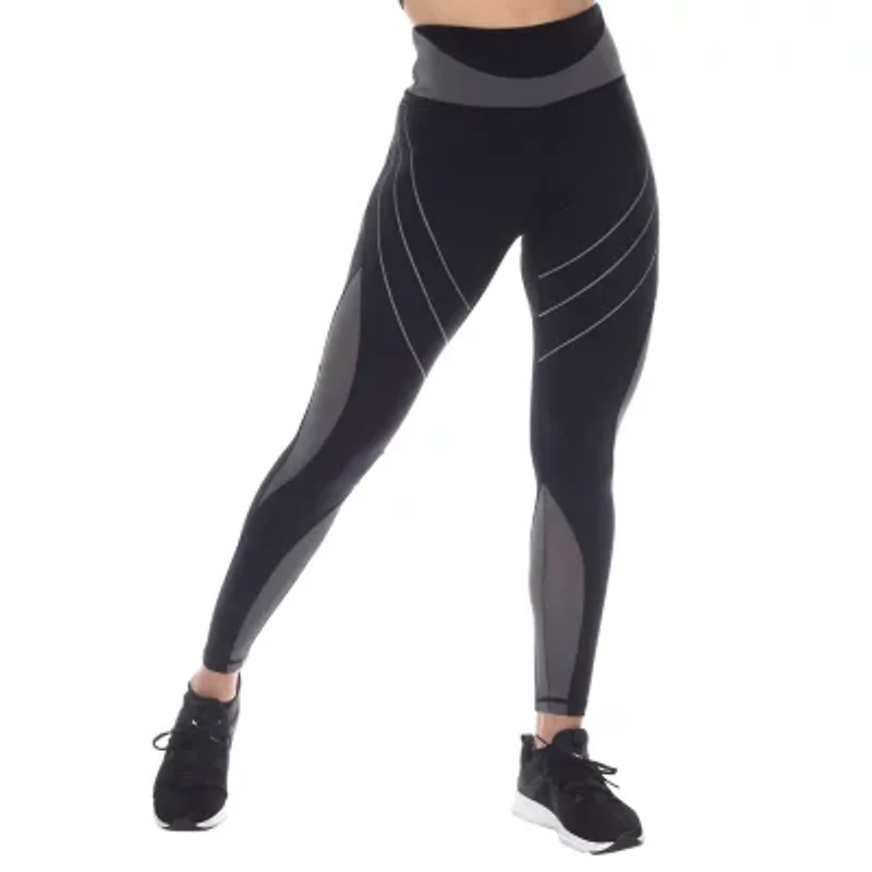 White Mark Womens High Rise 26" Full Length Leggings
