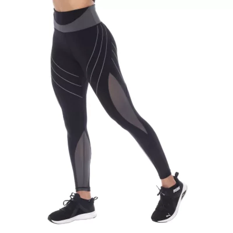 White Mark Womens High Rise 26" Full Length Leggings