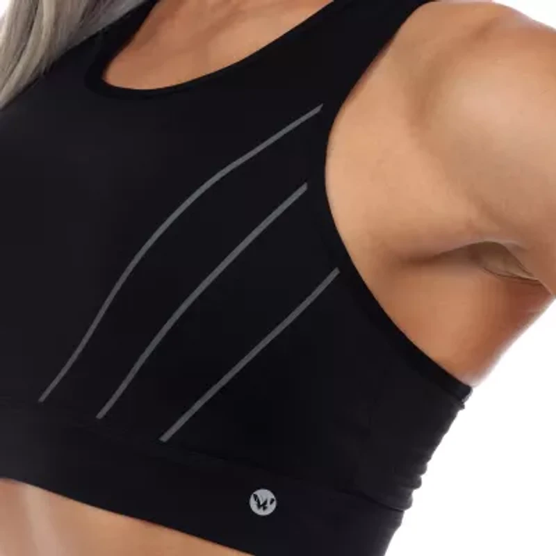 White Mark Womens High Support Sports Bra 18582