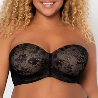 Curvy Couture Sensation Multi Way Push Up-1211 Womens Medium Support Up Strapless Bra 1211