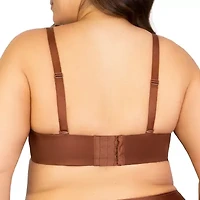Curvy Couture Womens Medium Support Push Up Strapless Bra 1290