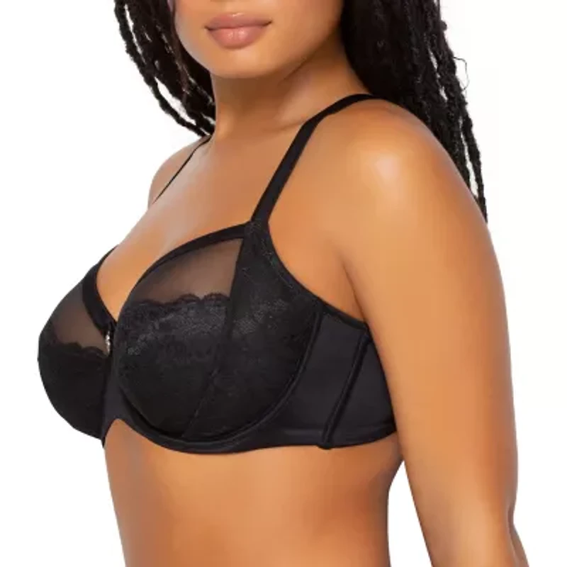 Curvy Couture Lace Luxe Underwire Bra-1299