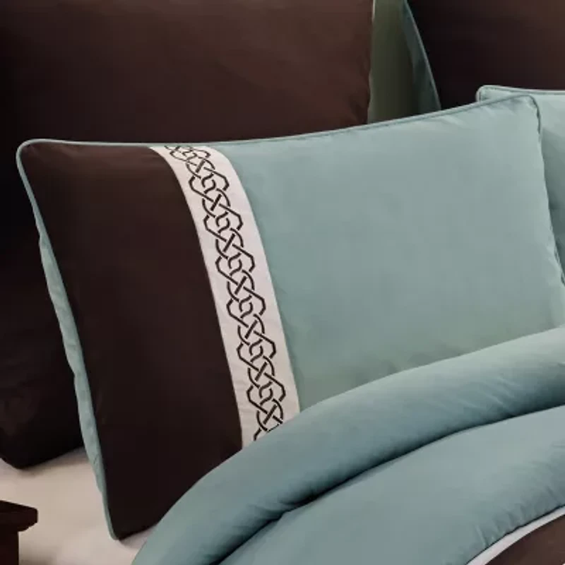 Riverbrook Home Tolbert 8-pc. Midweight Embroidered Comforter Set