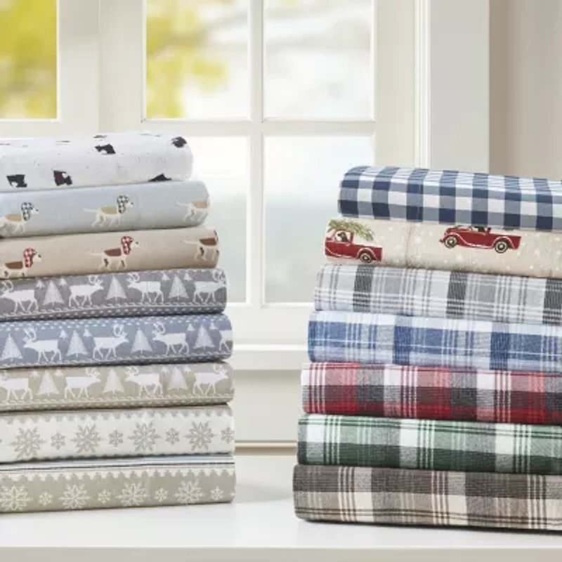 Woolrich Flannel Cotton Sheet Set