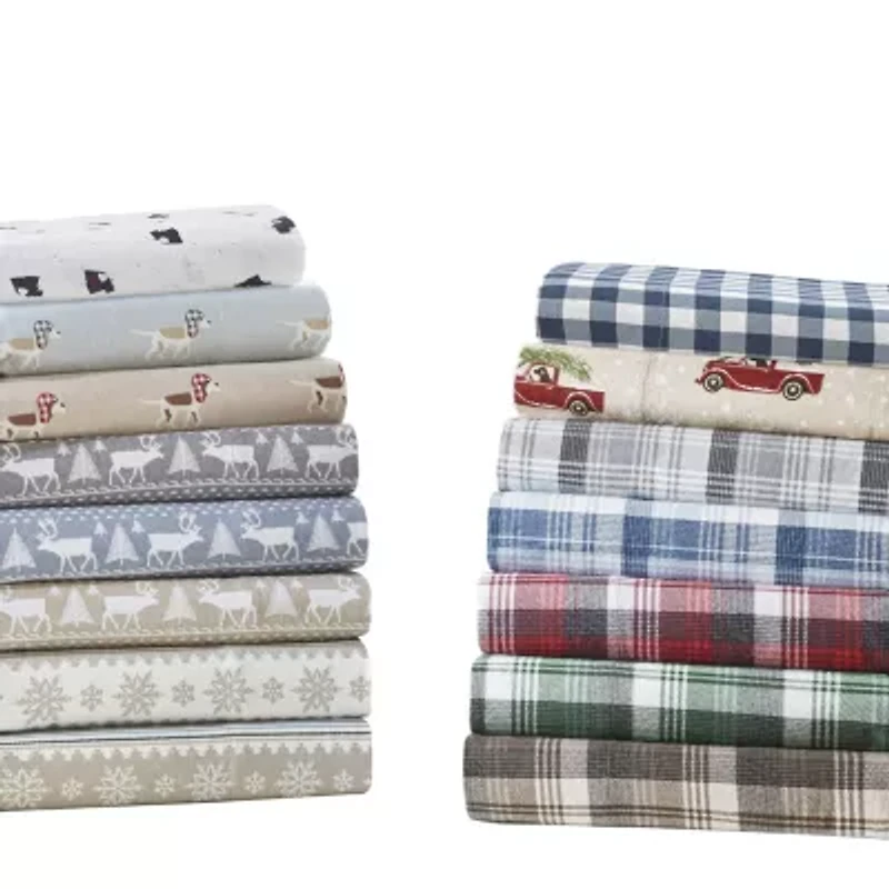 Woolrich Flannel Cotton Sheet Set