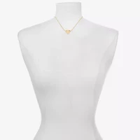 Bijoux Bar Delicates Womens Heart 16 Inch Pendant Necklace