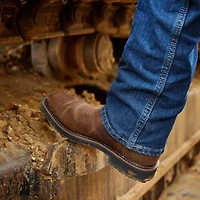 Justin Mens Work Stampede Steel Toe Boots
