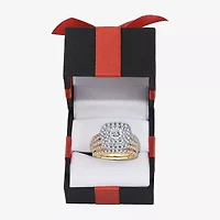 Womens / CT. T.W. Natural White Diamond 10K Gold Cushion Halo Bridal Set