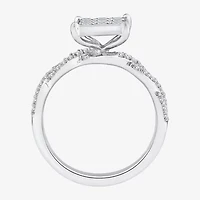Womens 1 1/ CT. T.W. Natural White Diamond 10K Gold Engagement Ring