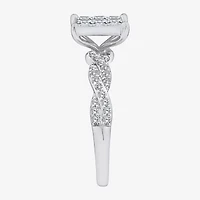 Womens 1 1/ CT. T.W. Natural White Diamond 10K Gold Engagement Ring