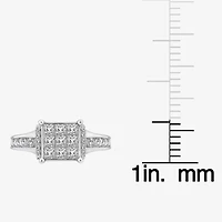 Womens 1 1/4 CT. T.W. Natural White Diamond 10K Gold Engagement Ring