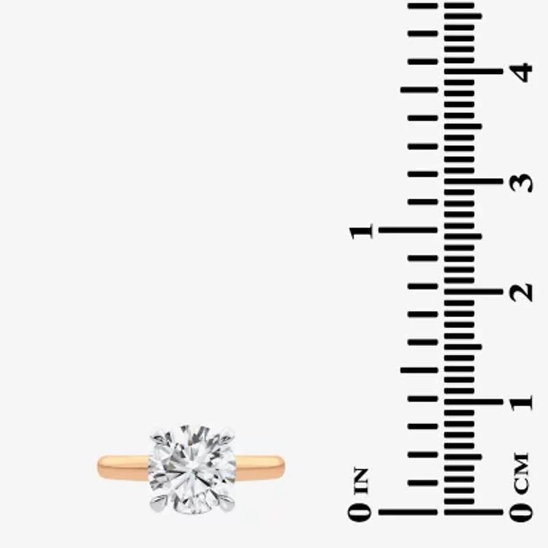 2 1/5 CT. T.W. (G-H / SI1-SI2) Lab-Grown Diamond Solitaire Engagement Ring 14K Gold
