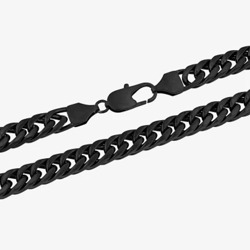 Mens Stainless Steel 24 Inch Curb Chain Necklace