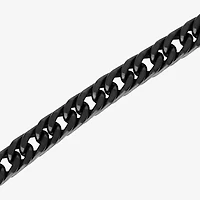 Mens Stainless Steel / Inch Solid Curb Chain Bracelet