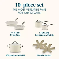 Rachael Ray Cucina Ceramic 10-pc. Non-Stick Cookware Set