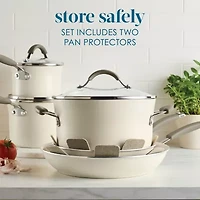 Rachael Ray Cucina Ceramic 10-pc. Non-Stick Cookware Set