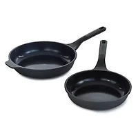 BergHOFF Leo Stone+ Ceramic Non-Stick 2-pc. Fry Pan Set