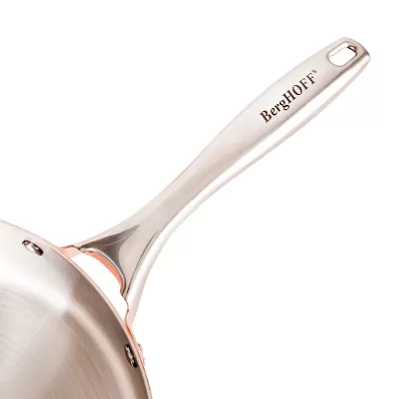 BergHOFF Vintage Tri-Ply Stainless Steel Copper Hammered 5-pc. Cookware Set