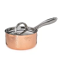 BergHOFF Vintage Tri-Ply Stainless Steel Copper Hammered 15-pc. Cookware Set