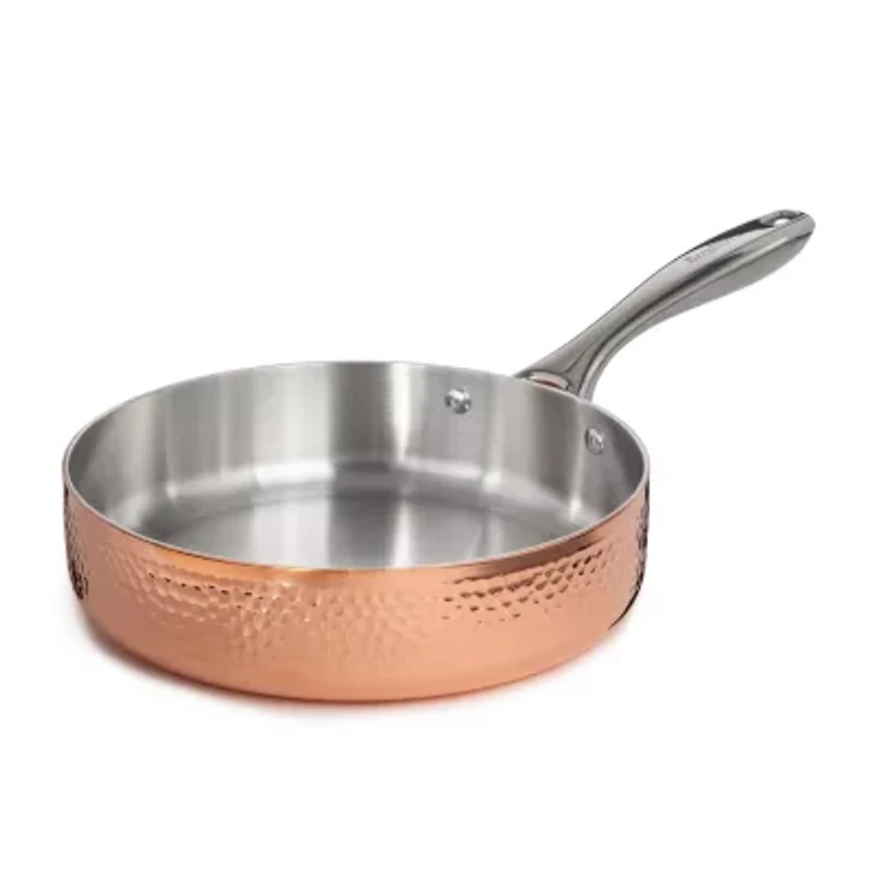 BergHOFF Vintage Tri-Ply Stainless Steel Copper Hammered 15-pc. Cookware Set