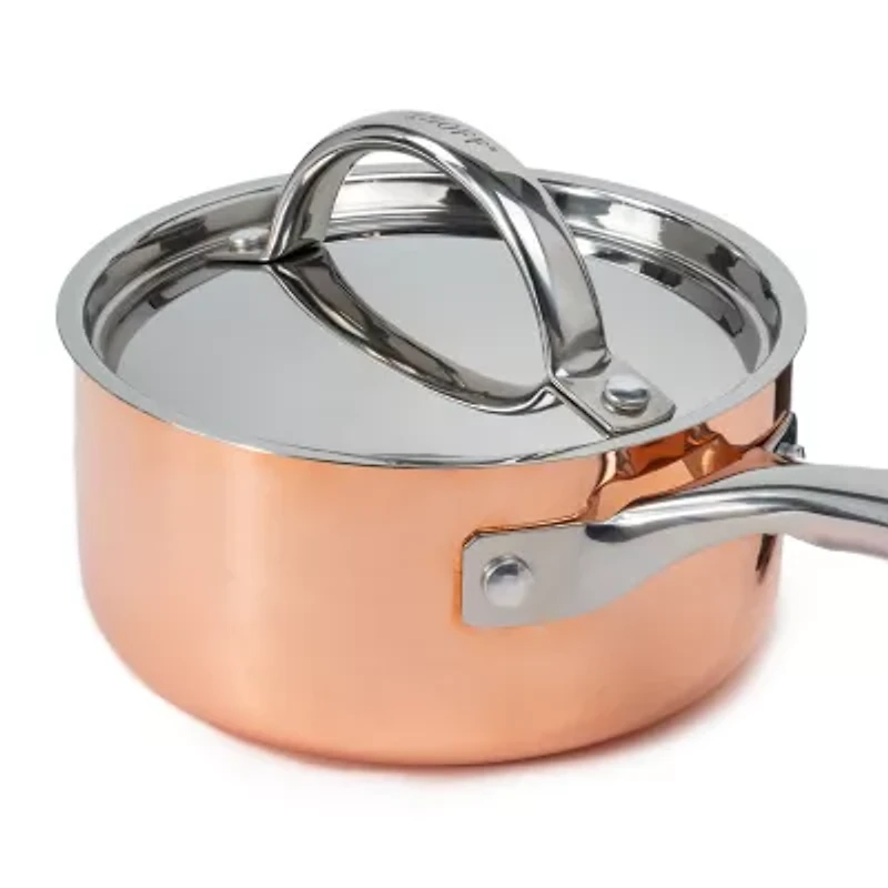 BergHOFF Vintage Tri-Ply Stainless Steel Copper Polished 15-pc. Cookware Set