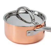 BergHOFF Vintage Tri-Ply Stainless Steel Copper Polished 15-pc. Cookware Set