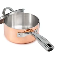 BergHOFF Vintage Tri-Ply Stainless Steel Copper Polished 15-pc. Cookware Set
