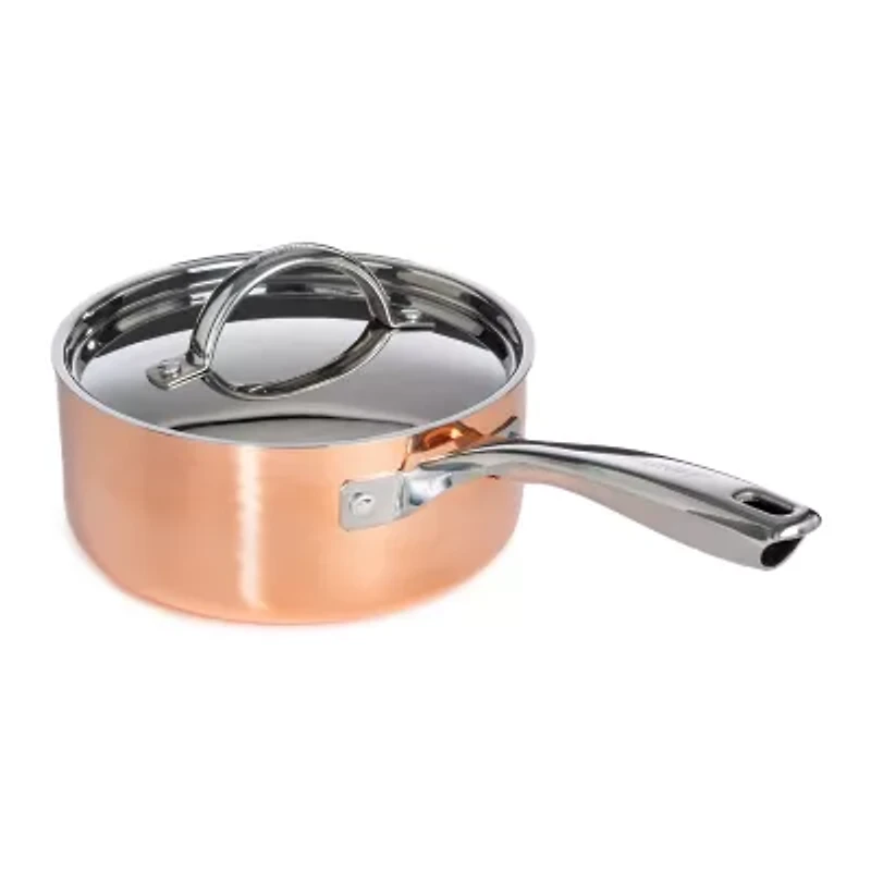 BergHOFF Vintage Tri-Ply Stainless Steel Copper Polished 15-pc. Cookware Set