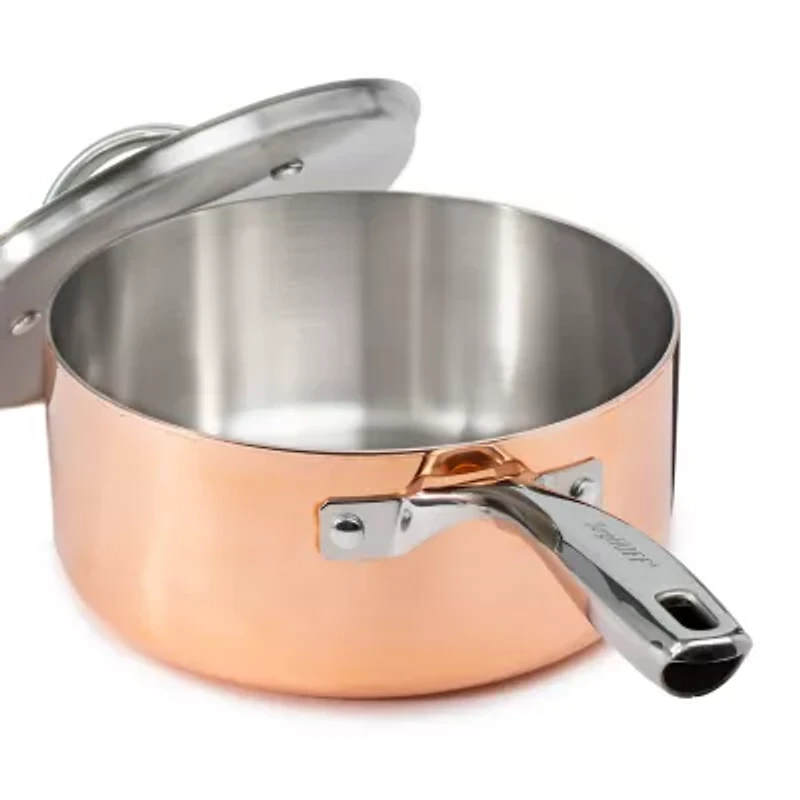 BergHOFF Vintage Tri-Ply Stainless Steel Copper Polished 15-pc. Cookware Set