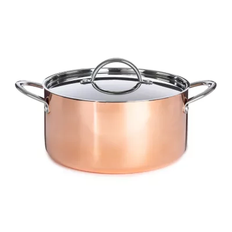 BergHOFF Vintage Tri-Ply Stainless Steel Copper Polished 15-pc. Cookware Set