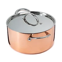 BergHOFF Vintage Tri-Ply Stainless Steel Copper Polished 15-pc. Cookware Set
