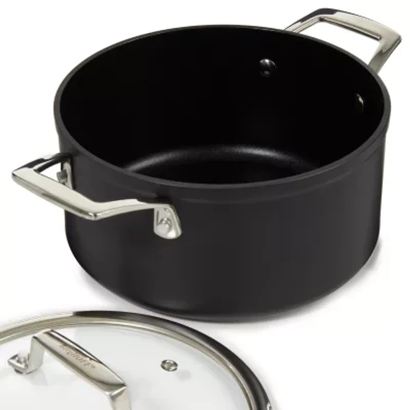 BergHOFF Essentials Ano Hard Anodized Non-Stick 5-pc. For-Two Cookware Set