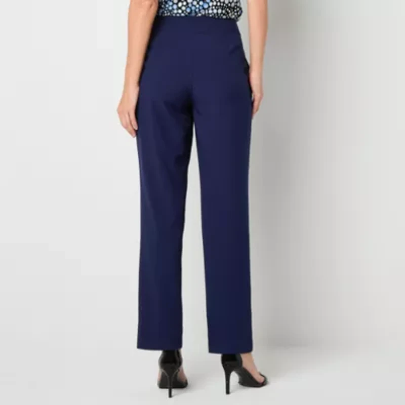 Black Label by Evan-Picone Womens Straight Fit Straight Suit Pant