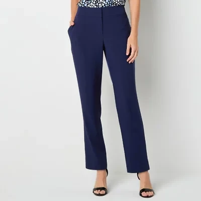 Black Label by Evan-Picone Womens Straight Fit Straight Suit Pant
