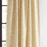 Martha Stewart Vineyard Back Tab Light-Filtering Set of 2 Curtain Panel