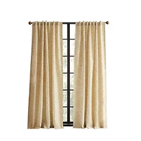 Martha Stewart Vineyard Back Tab Light-Filtering Set of 2 Curtain Panel