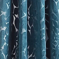 Martha Stewart Sherwood Velvet Grommet Top Light-Filtering Set of 2 Curtain Panel
