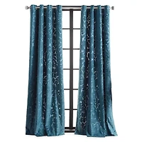 Martha Stewart Sherwood Velvet Grommet Top Light-Filtering Set of 2 Curtain Panel