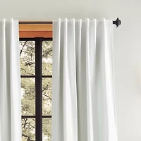 Martha Stewart Spellbound Rod Pocket Blackout Set of 2 Curtain Panel